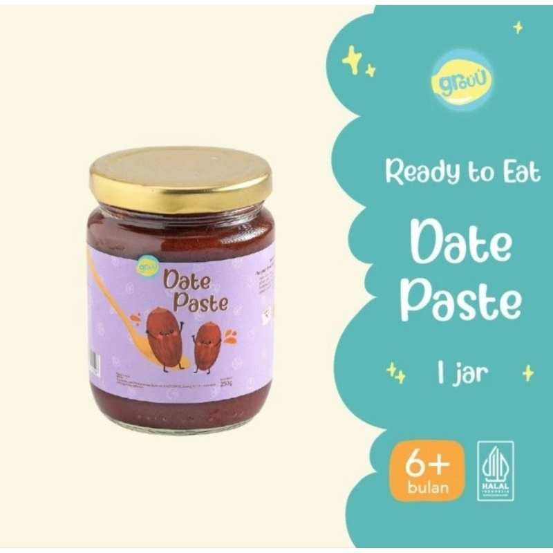 

Grouu - Pasta Selai Kurma MPASI Bayi & Anak 250gr