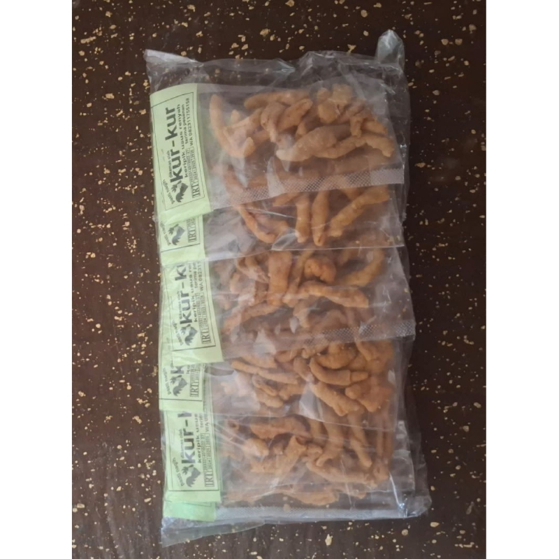 

kur-kur keripik usus renyah 1 pack isi 10 pcs rasa original