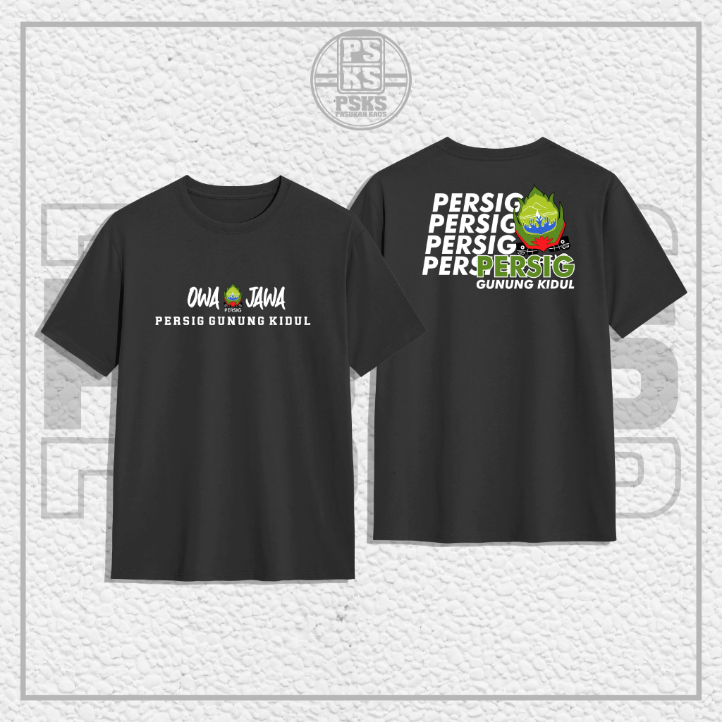 Kaos Supporter Bola PERSIGA Gunung Kidul Owa Jawa