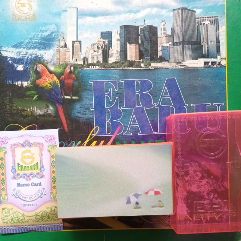 

ERBA PROMO KARTU NAMA ERA BARU | PRODUK DIJAMIN ORIGINAL | HARGA TERMURAH | KARTU NAMA ISI 100 | KARTU NAMA POLOS | KARTU NAMA BERGAMBAR