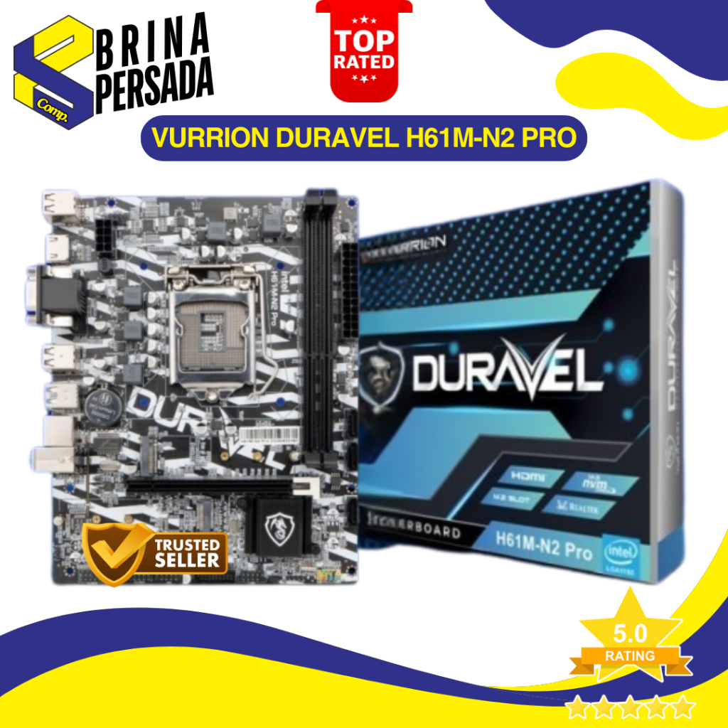 MOTHERBOARD VURRION DURAVEL H61M-N2 PRO