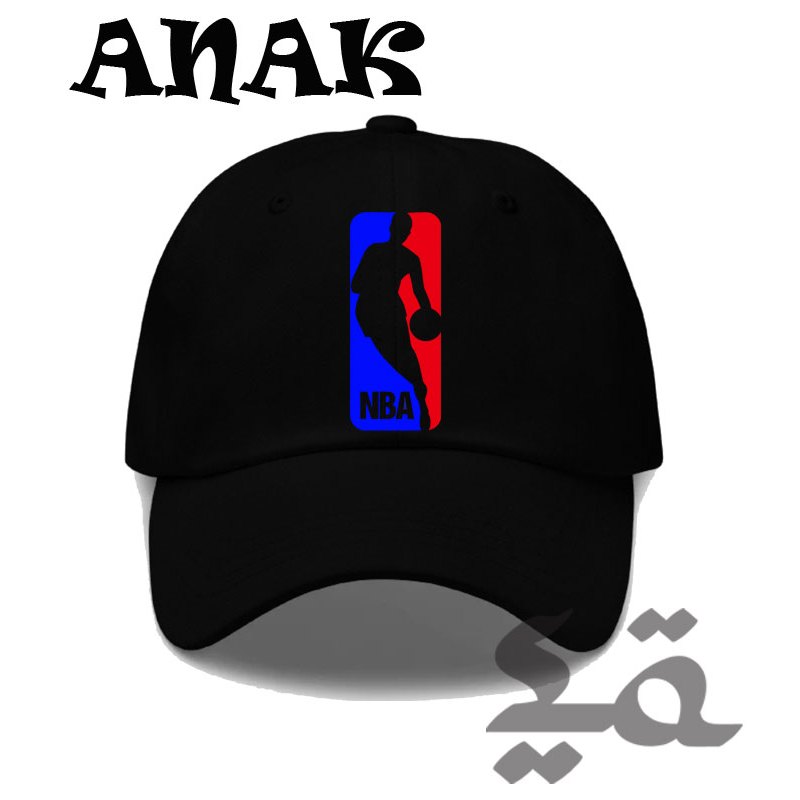 topi anak baseball anak laki laki perempuan nba logo 1