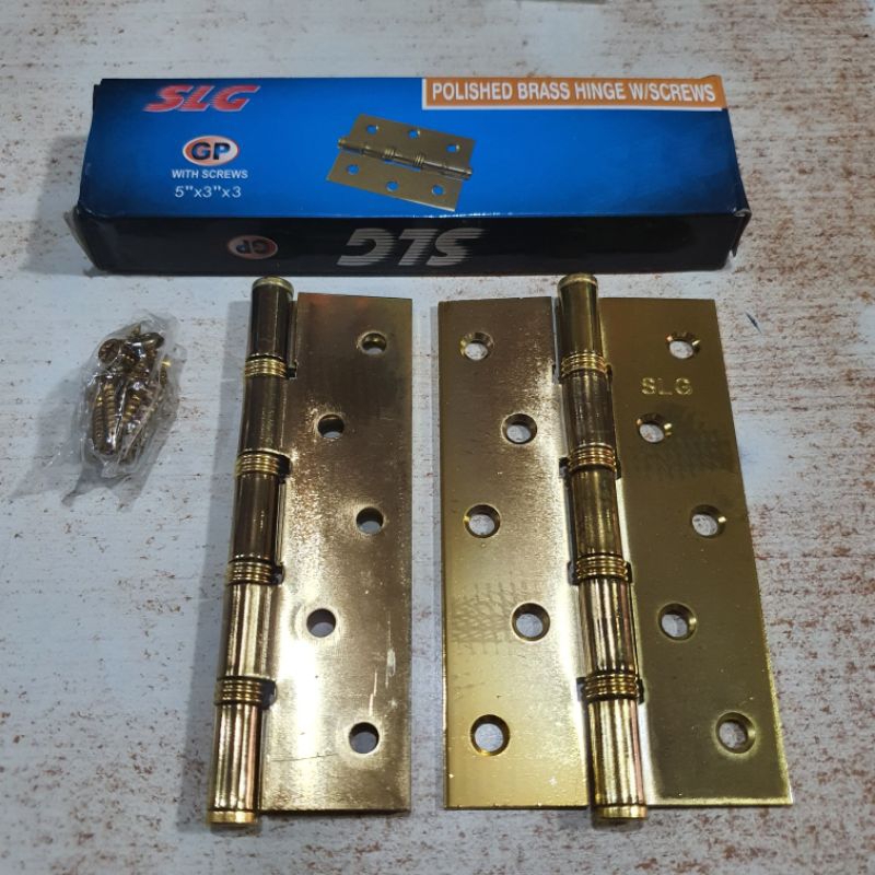 ENGSEL PINTU 5 INCH SLG KUNINGAN POLISHED BRASS
