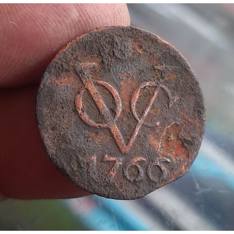 KS154 Koin Voc 1 Duit Utrecht 1766