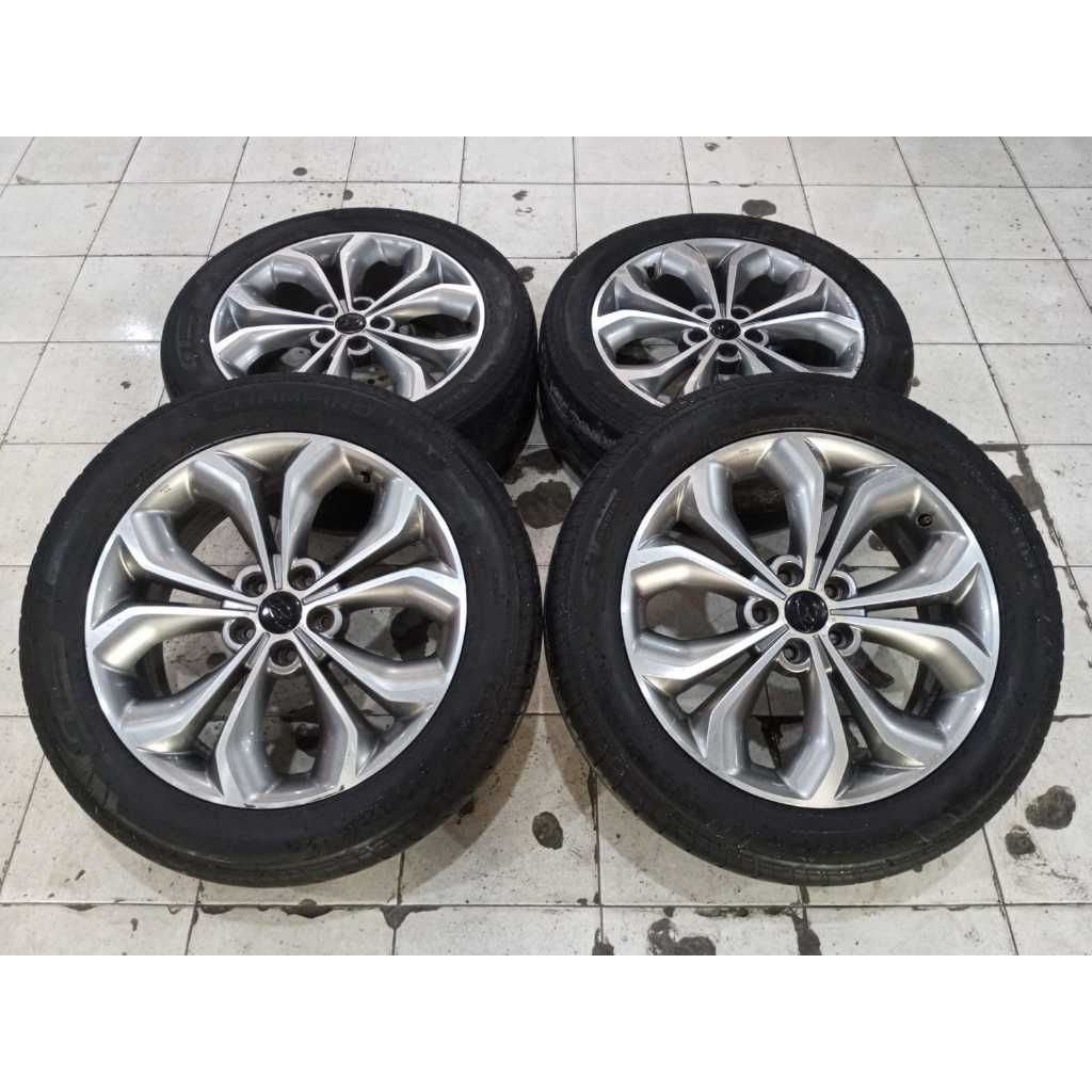 velg oem hyundai santa fe DM ring 19 pcd 5x114,3 ban 235 55 R19 mazda cx 3 5 7 9 harrier hrv