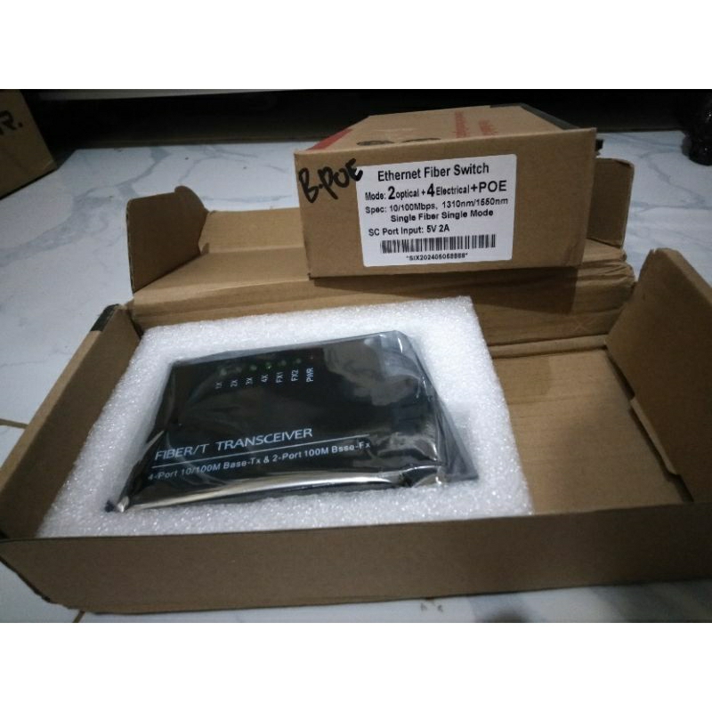 MEDIA CONVERTER (2FO4LAN+ support POE)