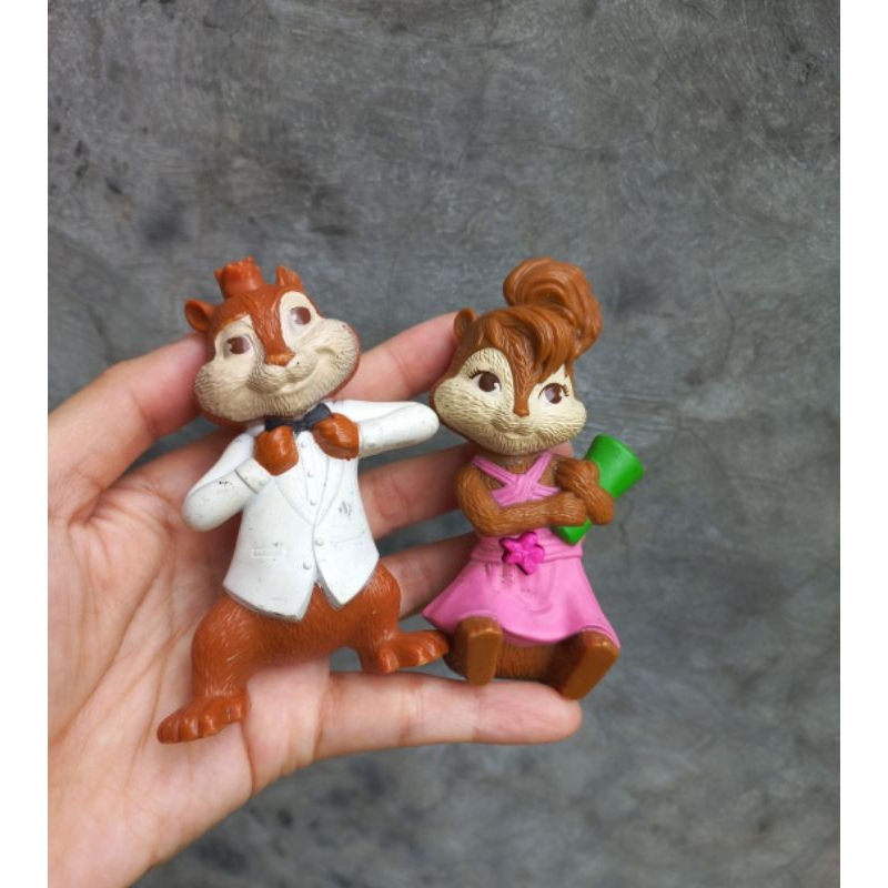 Figure set dpt 2pc Alvin and the Chipmunks Original McD