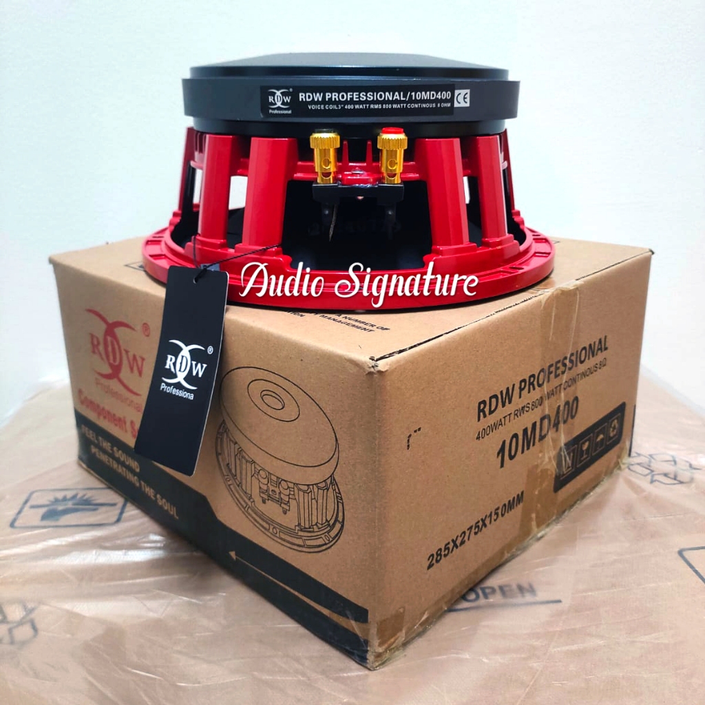 Komponen Speaker 10 Inch RDW 10 MD 400 | 10MD400 | 10 MD400 Mid Original