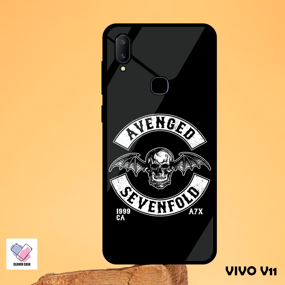 [TH11]  Case Glossy Case | VIVO V11| CASE KEKINIAN LUCU |  Casing Hp Kilau Motif AVENGED SEVENFOLD