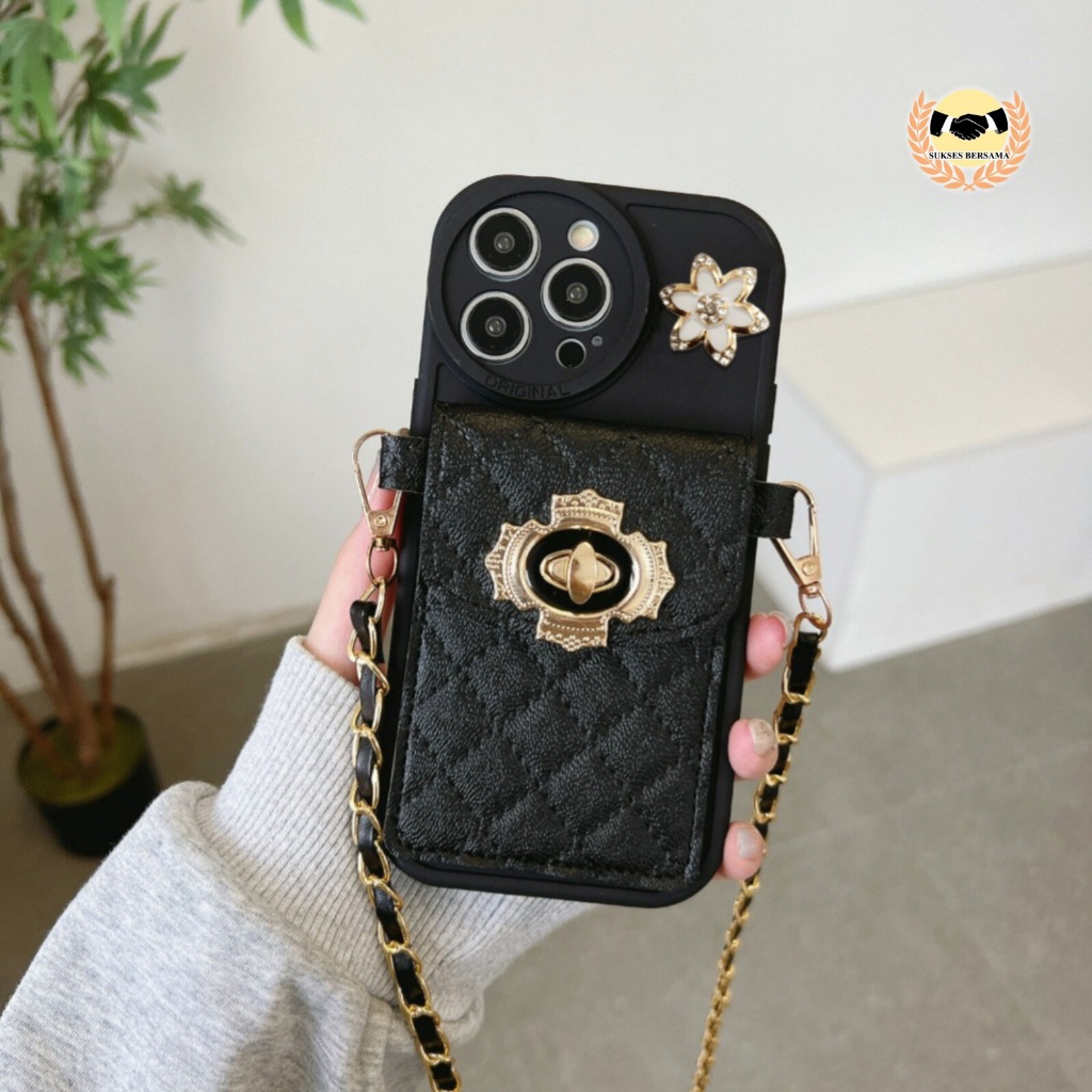 GC06 SOFTCASE TAS TALI RANTAI FOR XIAOMI REDMI NOTE 9 10 11 11E 12 PRO PLUS POCO M4 BSB6785