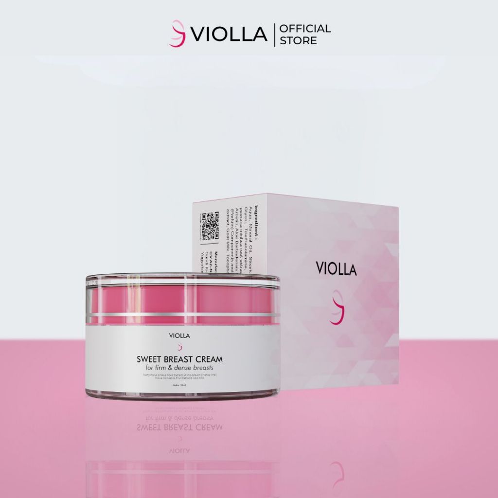 VIOLLA SWEET BREAST CREAM - Cream Pengecil Payudara Aman Original BPOM