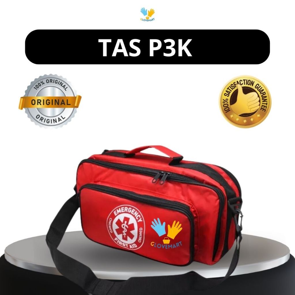 Tas P3K Emergency Kit / Tas Selempang P3K / Tas Emergency Kit / P3K Emegensi Kit Paket LENGKAP