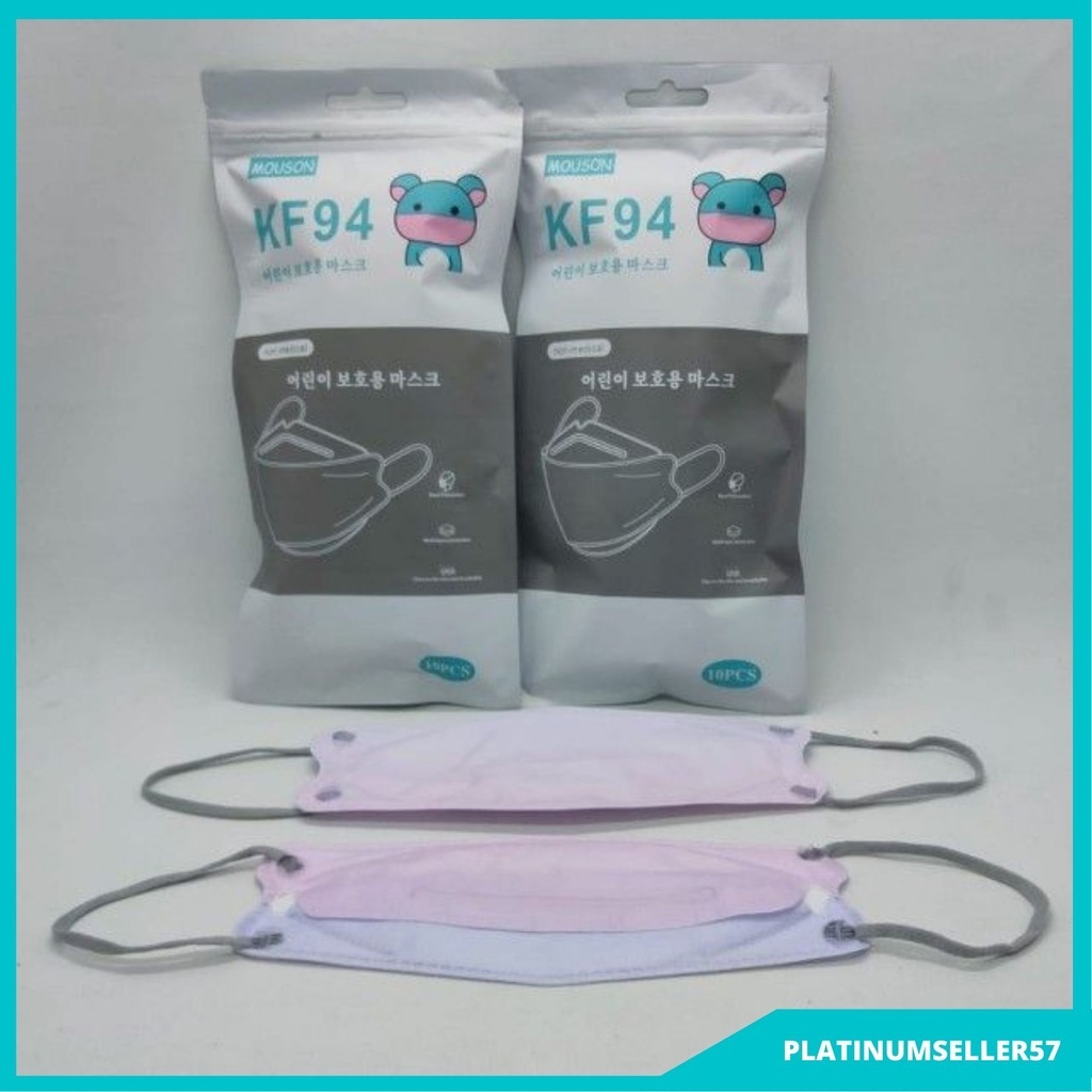MASKER KF94/KN95 ANAK MOTIF MOUSON ISI 10PCS PACK