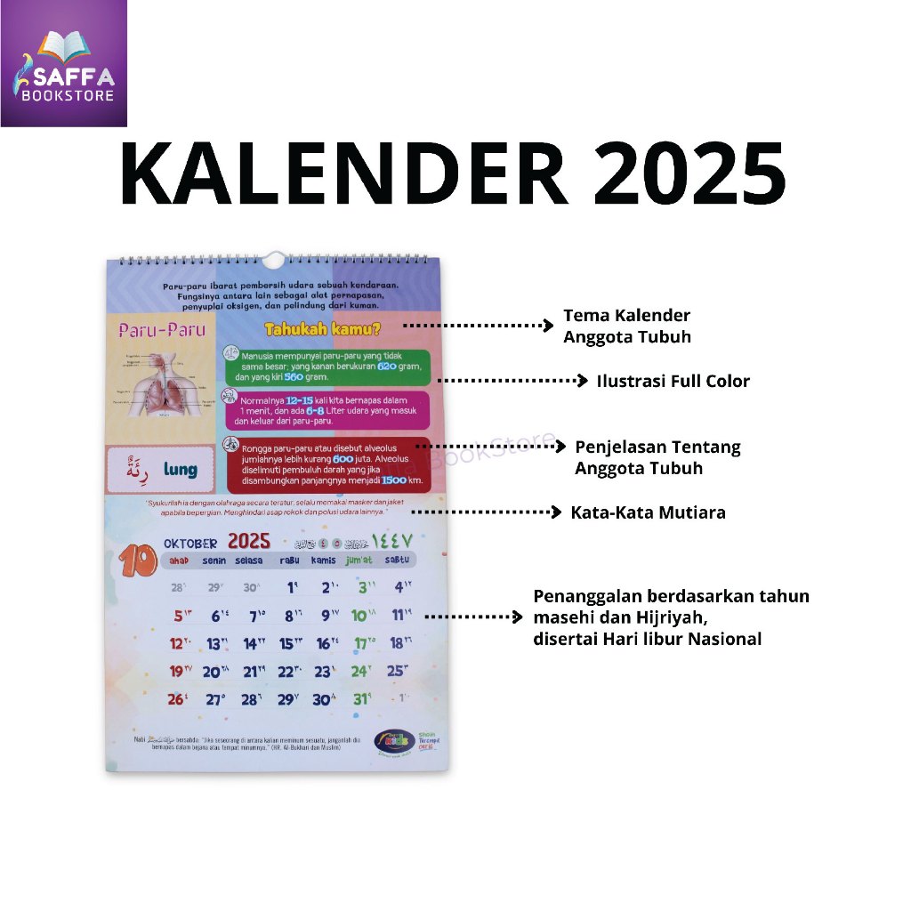 

Kalender Anak 2025 Masehi Gambar 1446 Hijriah Jumbo Dinding Aesthetic Gantung Murah Tahun 2025