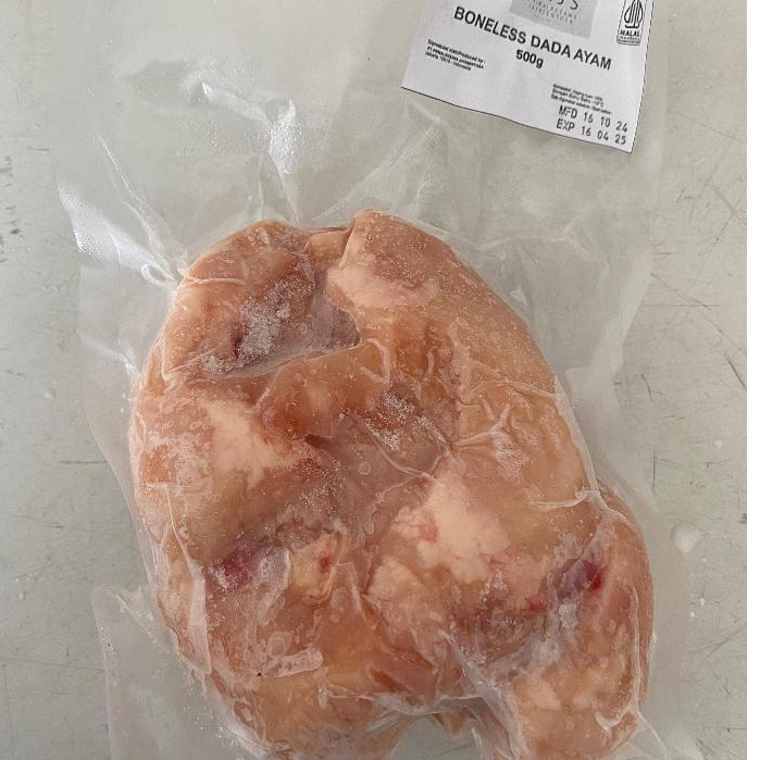 

PRIMA JAYA BONLESS DADA AYAM 500 GR