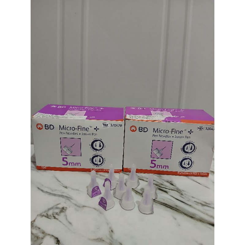 Jarum Insulin BD Microfine 31G/5mm (0.25mm)