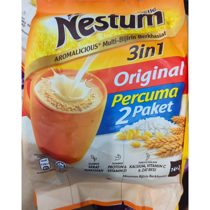 

Nestle Nestum 3 in 1 (Original & Oat) Minuman Original Malaysia