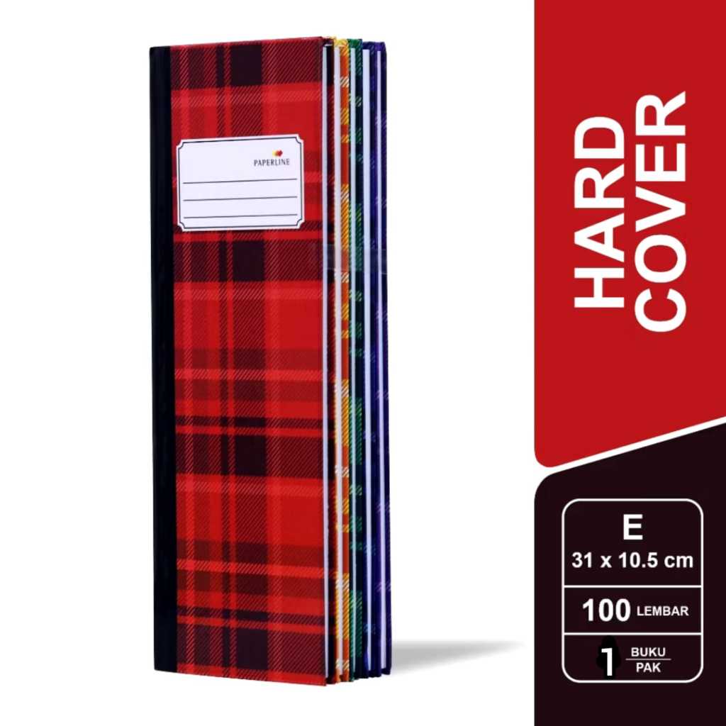 

Paperline Hard Cover Motif Kotak-Kotak 310 X 105Mm E - PPL HC KTK 100 E