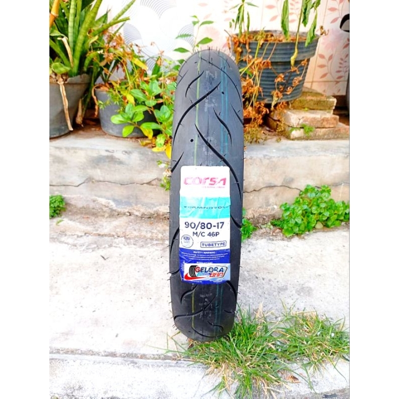 Ban Montor Corsa Terminator 90/80-17 Tubetype ban donat ring 17 ban montor supra revo vega juoiter s