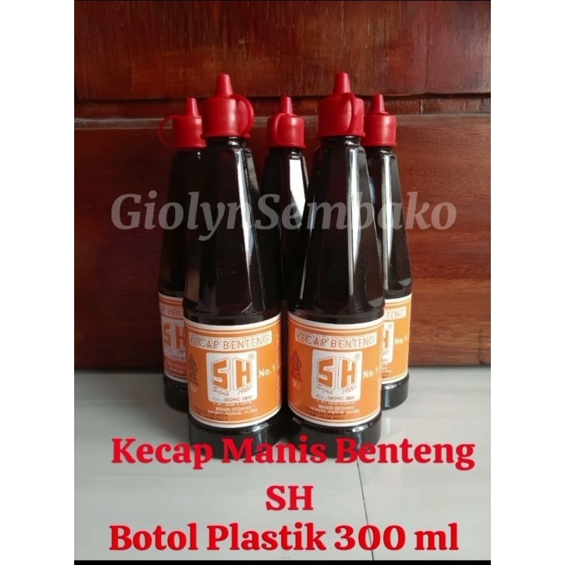 

Kecap Manis SH Benteng Botol Plastik Sedang 300ml