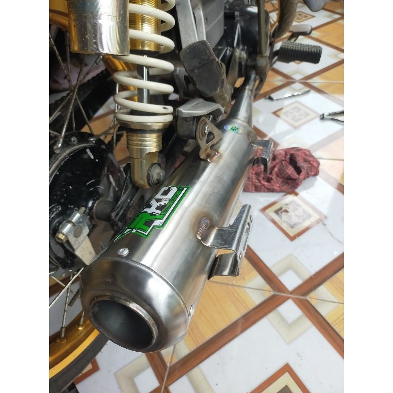 Knalpot standar racing RKC grade A full STENLISE std Vega R Vega ZR Supra X110 Dll