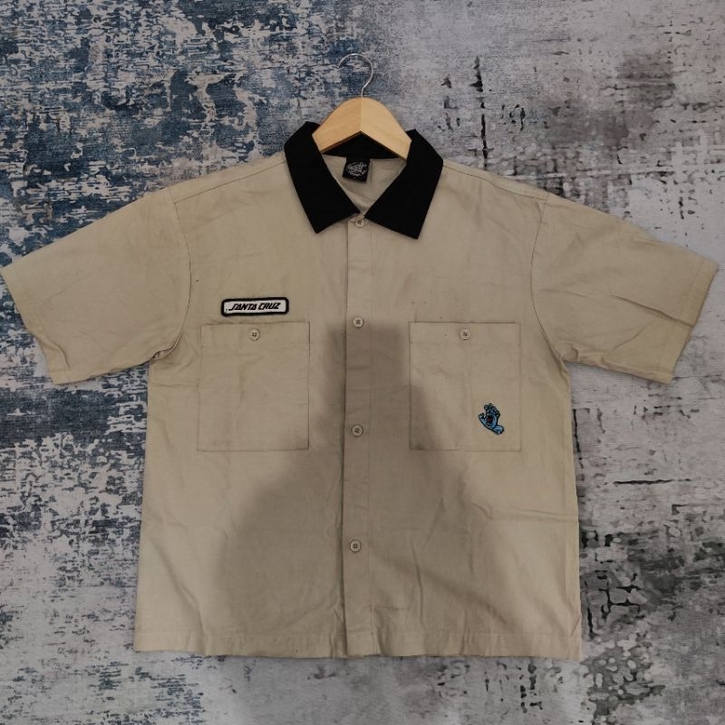 kemeja boxy Santa Cruz