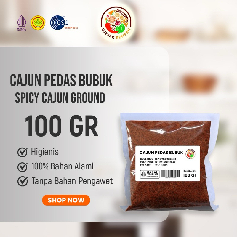 

Cajun Super Pedas (Kemasan 100 Gram)