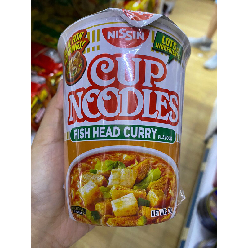 

Nissin cup noodles Fish head curry