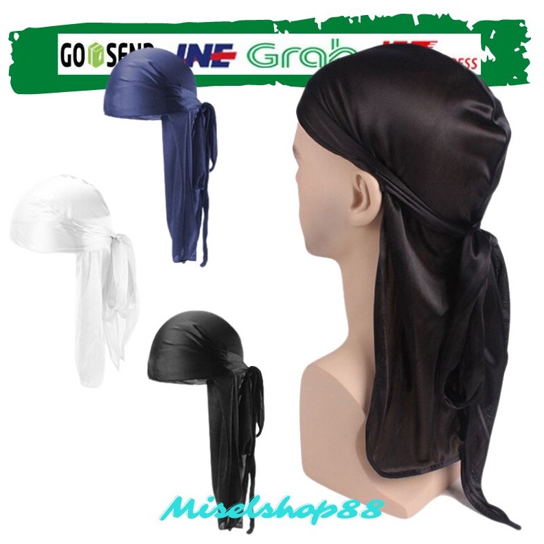 Durag Kepala Bandana Ekor Panjang Hip Hop DuRag bajak laut pirates