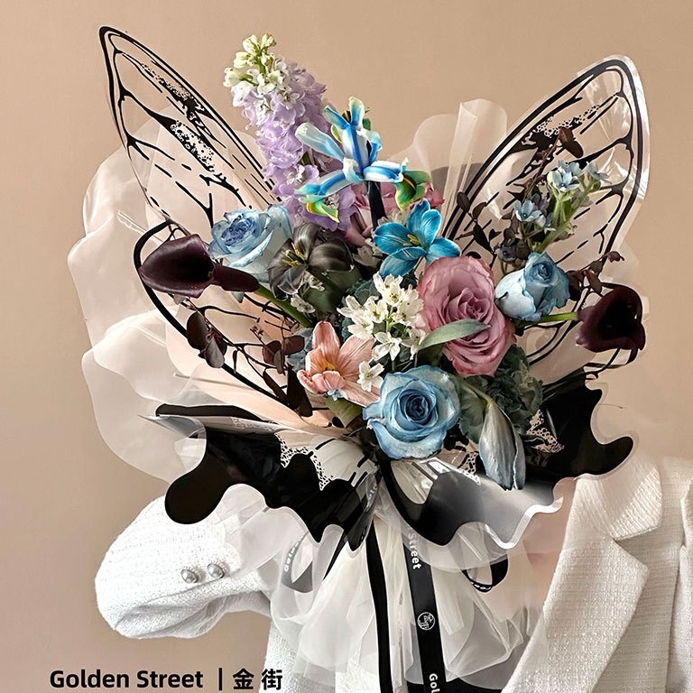 

Grosir Bermutu 84 Kertas Buket Bunga motif KupuKupu Flower Wrapping Paper motif Butterfly KupuKupu