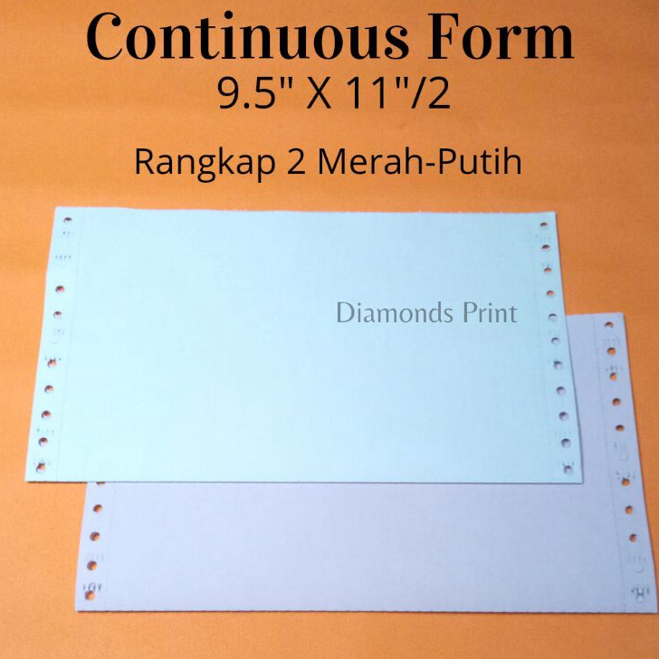 

READY STOCK Kertas Faktur 2ply Continuous Form 95 x 11 2