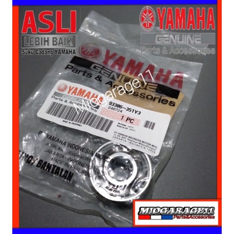 Bearing Laher 6301 Asli Yamaha Original 93306-351Y3