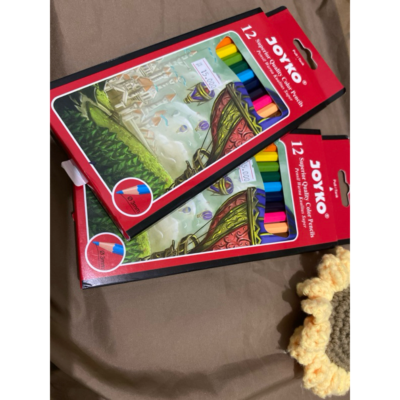 

Pensil warna merk Joyko / mewarnai 12 colours