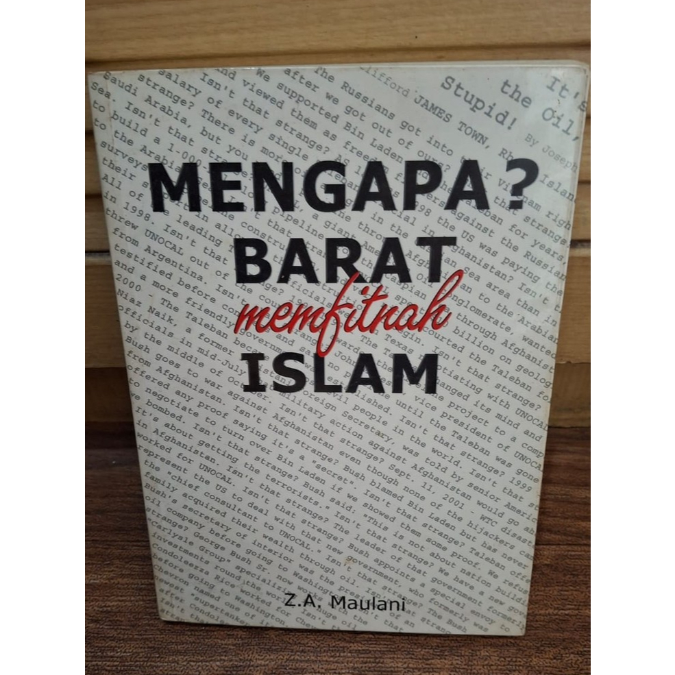 MENGAPA ? BARAT MEMFITNAH ISLAM Karya Z.A. MAULANI