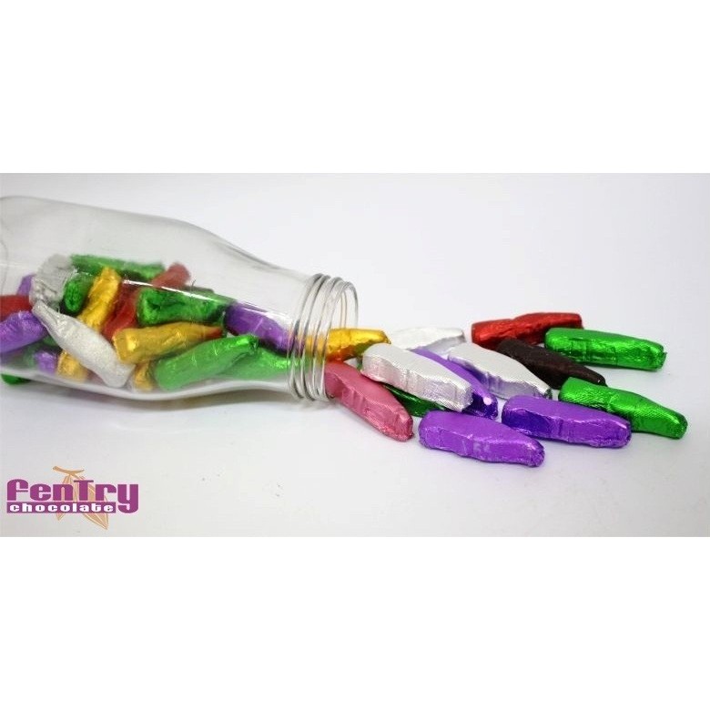 

Bottle Milk Chocolate (coklat rasa susu bentuk botol mini) 500 gram