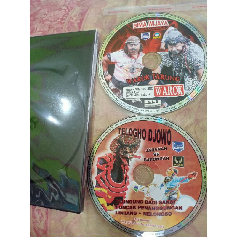 KASET VCD JARANAN VS BARONG &JARANAN BIMA WIJAYA WAROK TARUNG TANPA COFER BONUS BOX