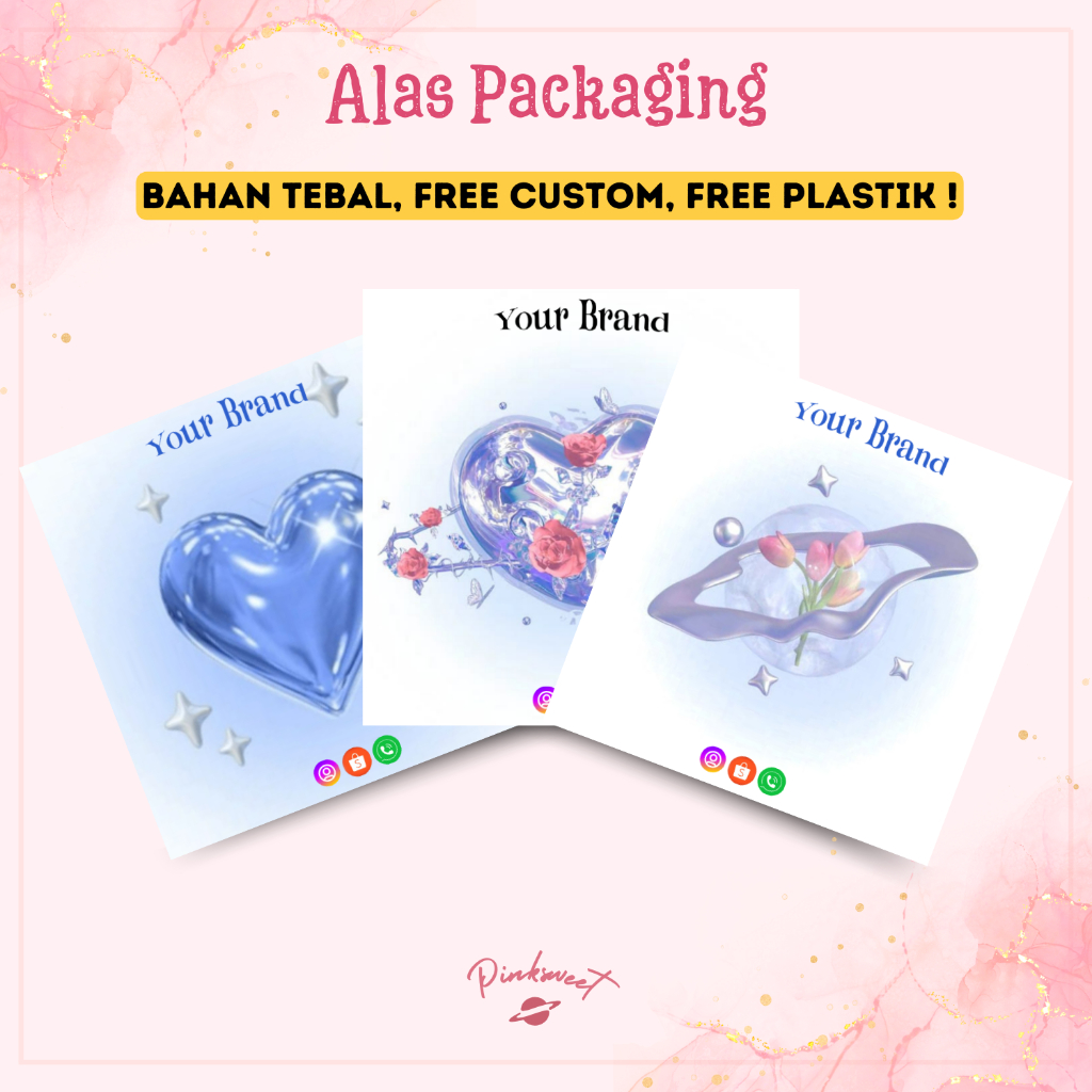 

ALAS PACKAGING CINCIN GELANG AKSESORIS | BLUE EDITION | ALAS PACKAGING FREE PLASTIK OPP