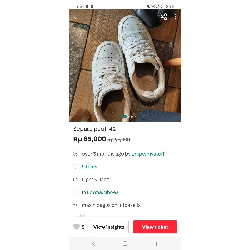 Sepatu Putih champion