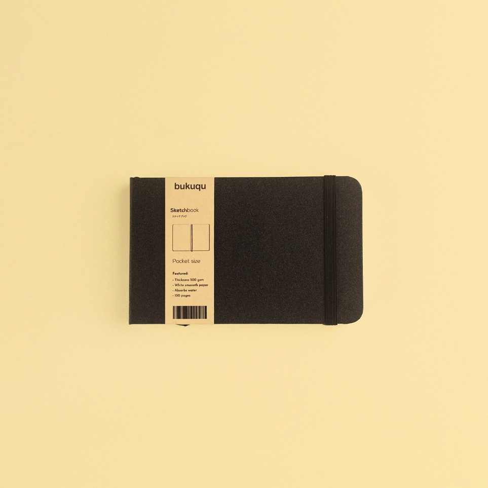 

KODE Y33I bukuqu Sketchbook A6 2 gsm Landscape HardverNotebook gambar Lukis Cat Air Buku Sketsa Pocket