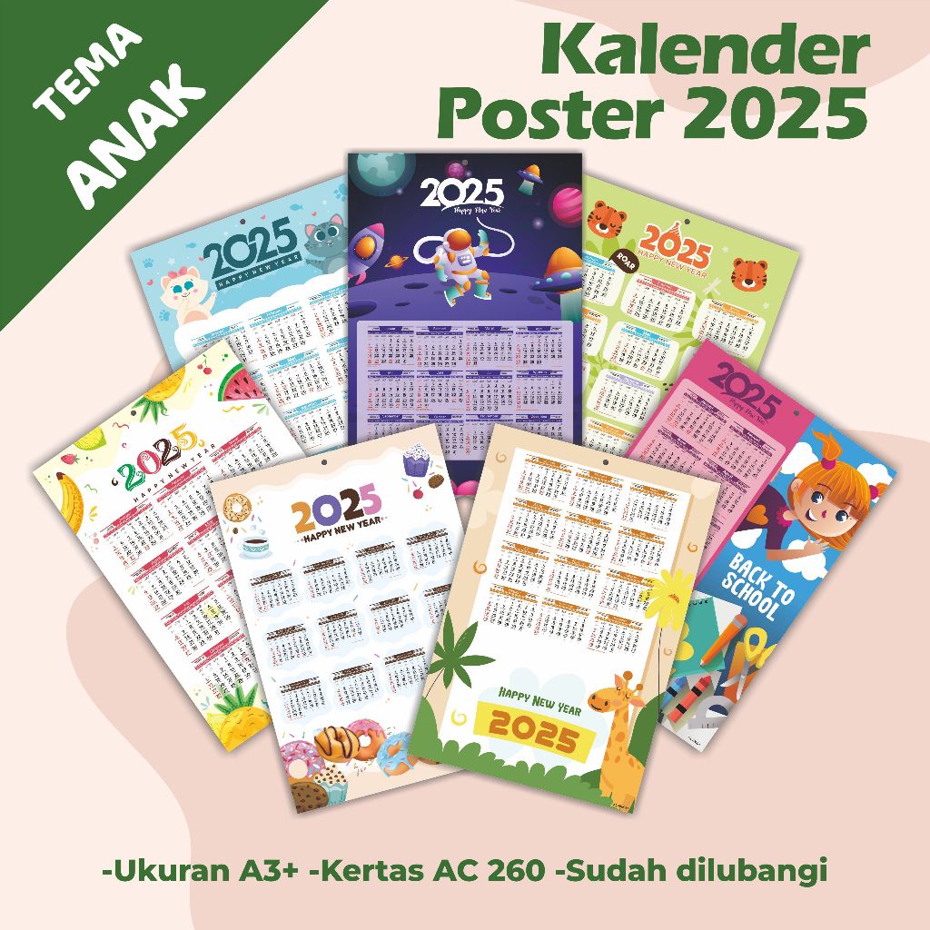 

Kalender Poster tema ANAK - kalender poster dinding - kalender dinding