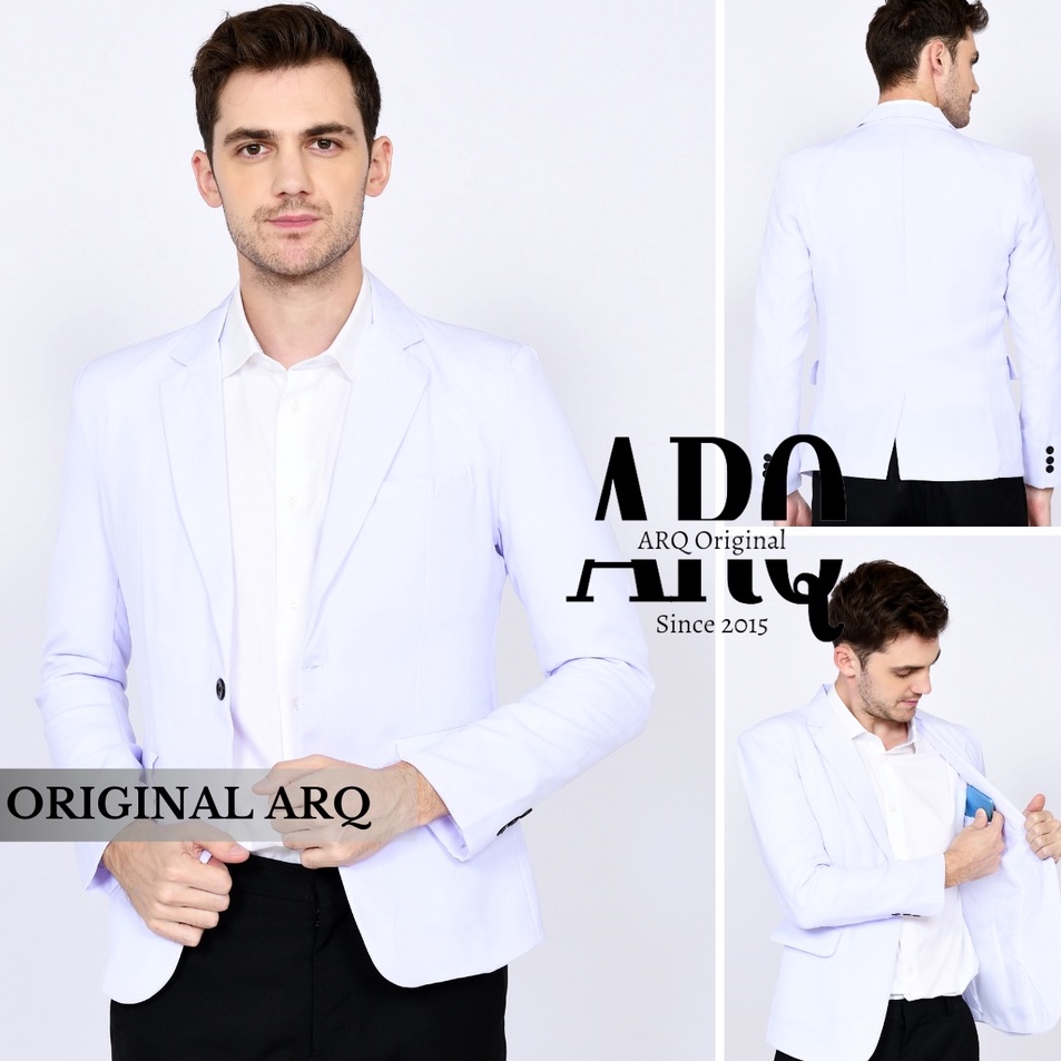 TERLARIS  JAS BLAZER PRIA FORMAL SLIMFIT GINAL KEREN GAYA KOREA MURAH BERKUALITAS JAS BLAZER PRIA WA
