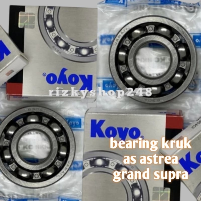 laber bearing kruk as kanan kiri supra grand astra 6304 original koyo japan (isi 2)