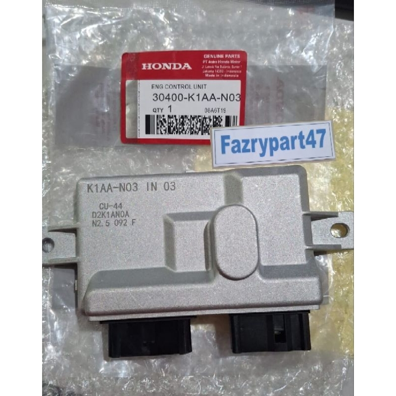 Ecu Ecm Cdi Unit Pengapian Beat 2020-2022 Beat Deluxe Beat Street Esp (K1AA) Orginal