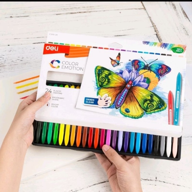 

KODE B19S YENYENATK Deli Krayon Sekolah 121824 Warna Cerah Bentuk Segitiga Ergonomis Tidak Beracun EC22