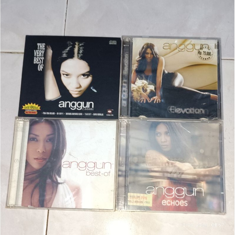 cd Indonesia ANGGUN C SASMI-The Very Best Of / ANGGUN-Elevation / ANGGUN-Best Of / ANGGUN-Echoes