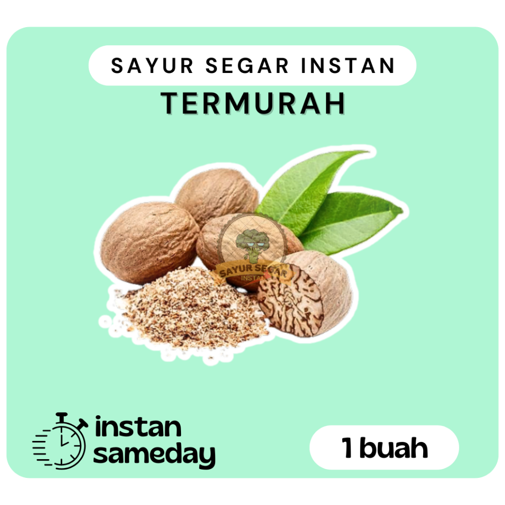 

Biji Pala Panjang Satuan - Sayur Segar Instan