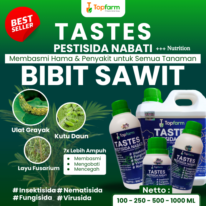Obat Ulat Sawit Antong / Obat Bercak Daun Bibit Sawit / Obat Daun Sawit Bercak / Obat Bercak Daun Bi