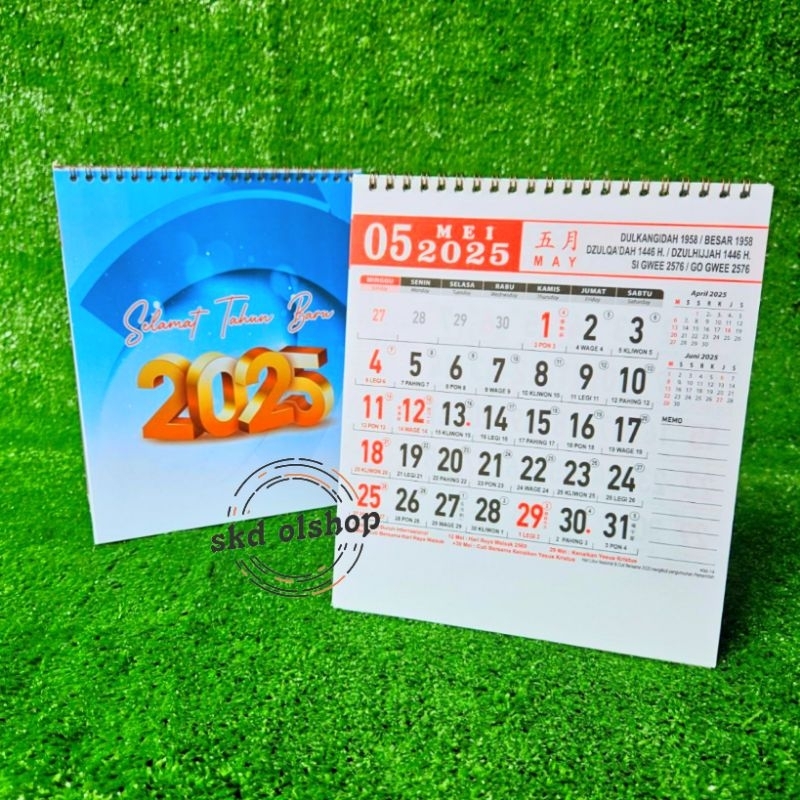 

kalender meja kerja Hvs tahun 2025 (pesanan cetakan khusus)