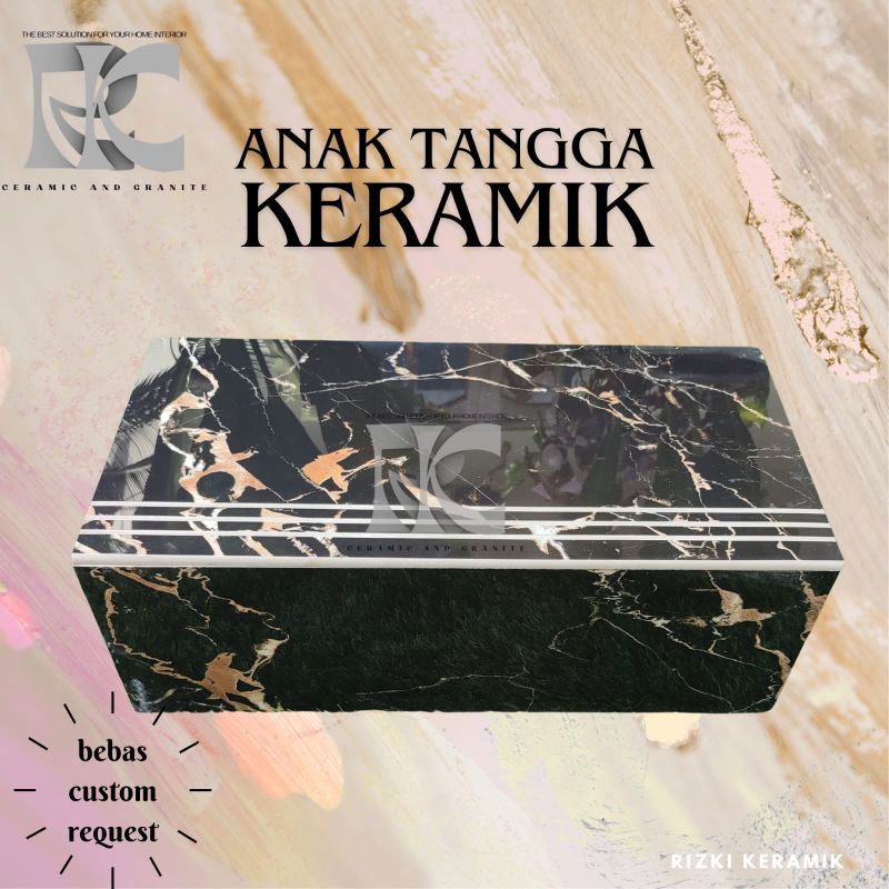 Granit anak tangga 30x60 20x20 / 30x70 20x70 Geneva black