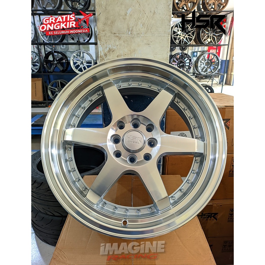 VELG CELONG RING 17 HSR BORGO PCD 4X100 & 4X114,3 RAIZE JAZZ YARIS LIVINA XENIA